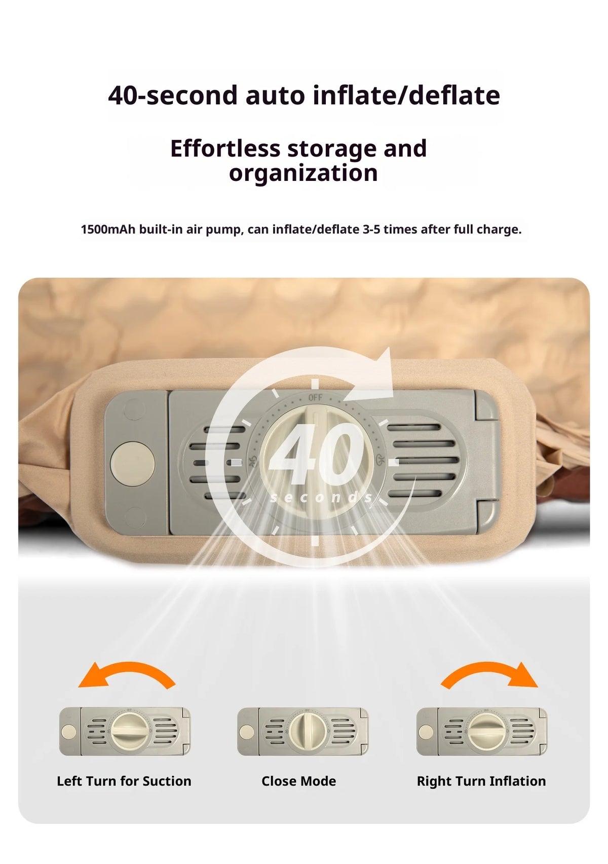 Newest Mountainhiker Inflatable Mattress Upgrade Edition 10cm