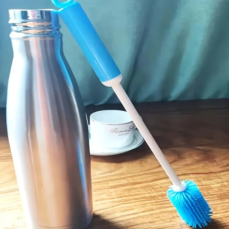 1pc Long Handle Cleaning Brush Non-Slip Grip Narrow