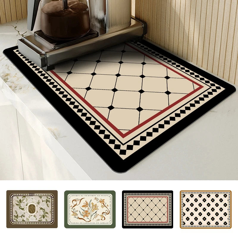 Dish Drying Mat Super Absorbent Draining Mat Large