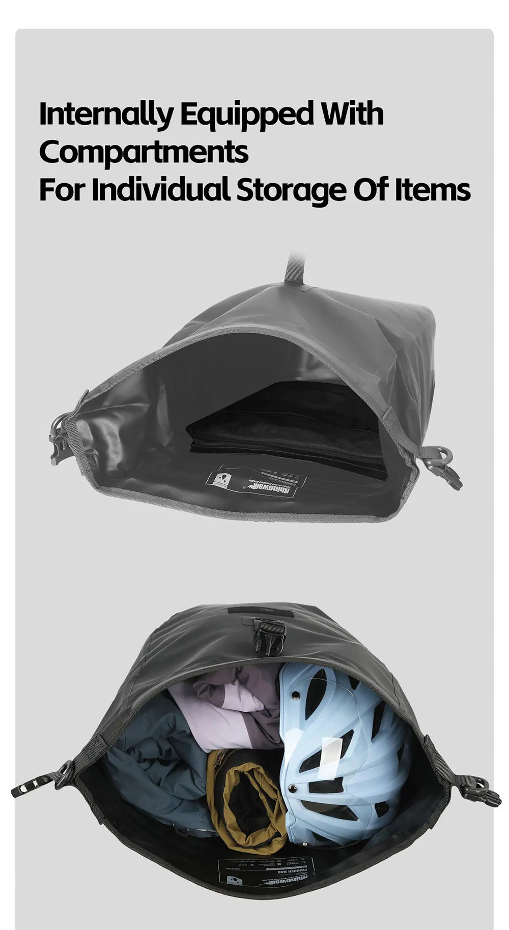 Rhinowalk Bicycle Pannier Bag Waterproof 6l 12l 20l