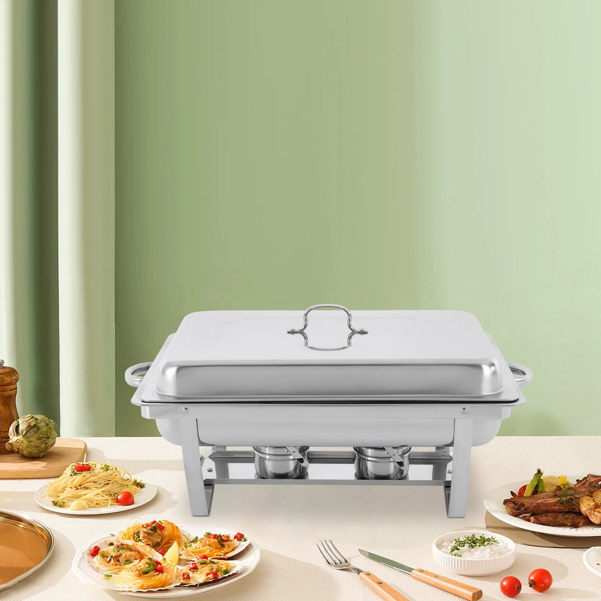 Stainless Steel Chafing Dish Buffet Rectangular Catering Chafer