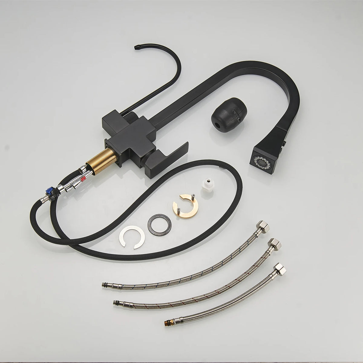 Square Touch On Filter Faucets Pull Down Cold