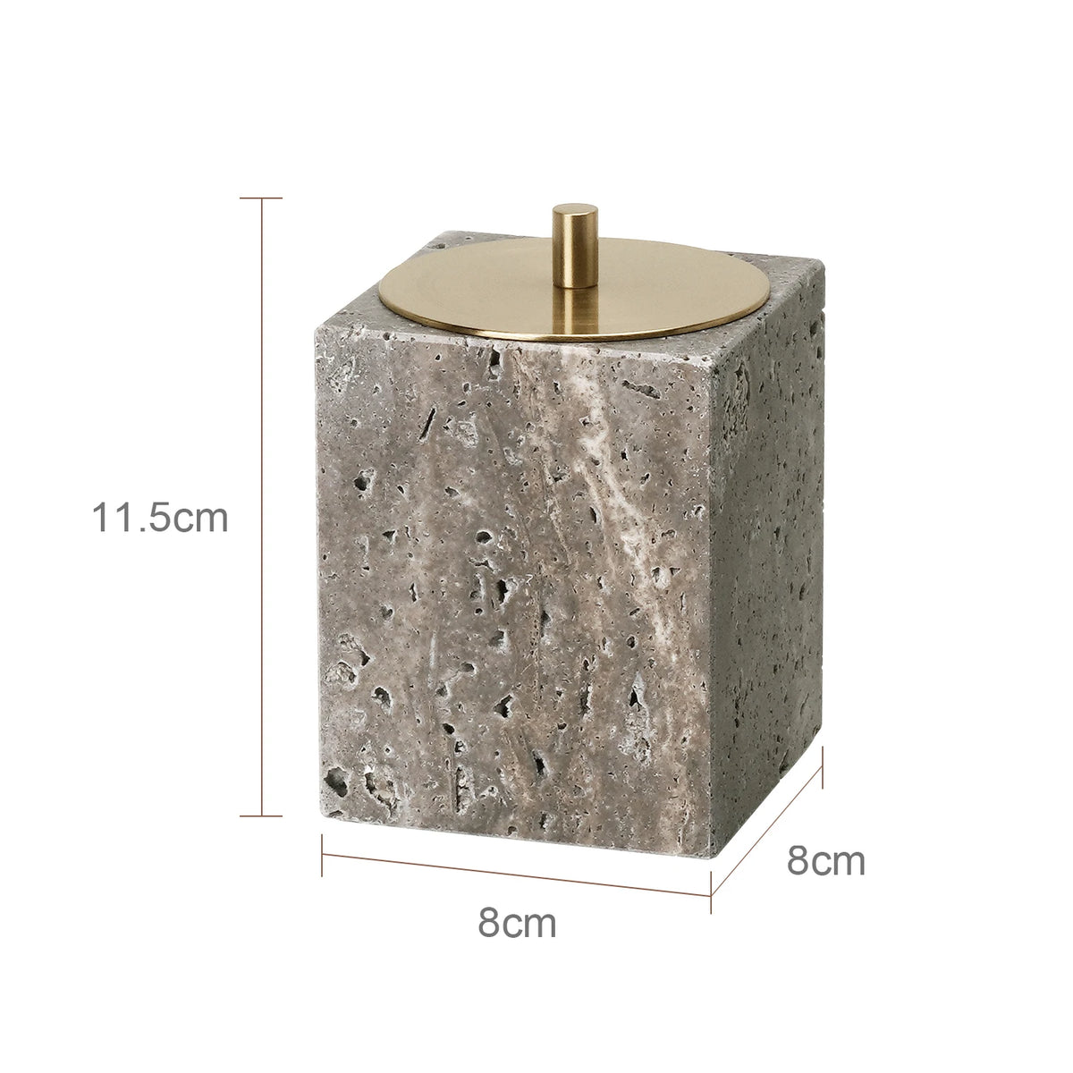 Grigio Travertino Bathroom Sets Vintage Marble Soap Holder