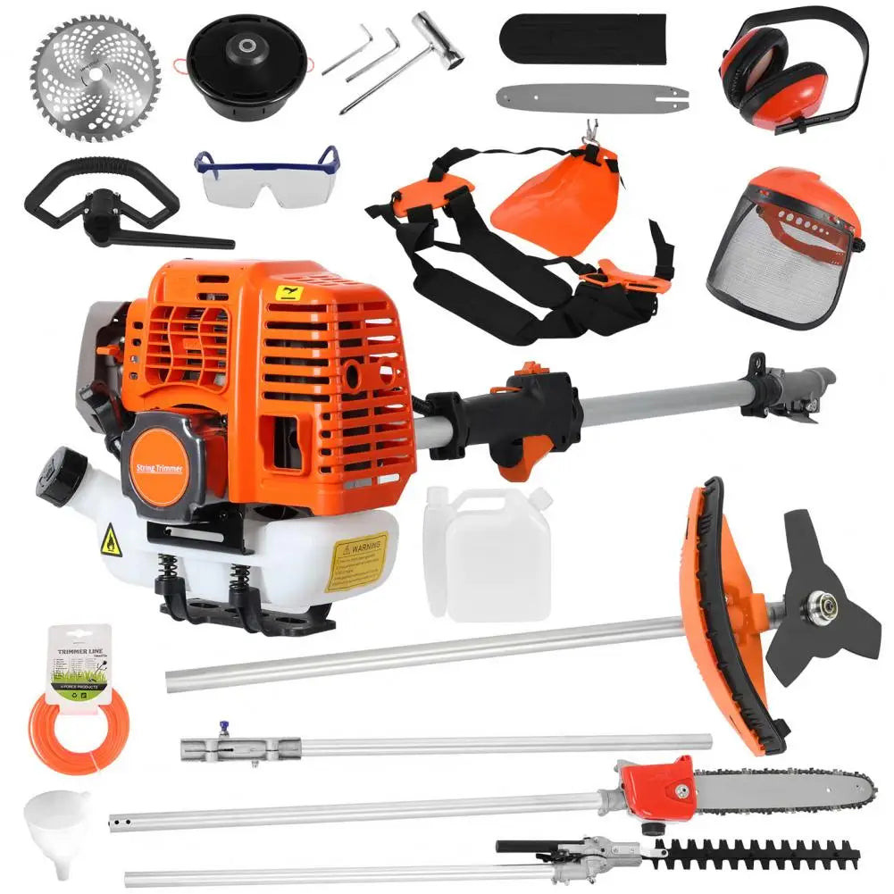 In Lawn Mower 52cc Gas Weed Trimmer Cordless