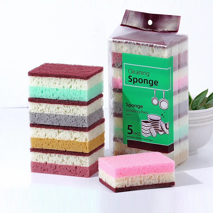 High Density Sponge Cleaning Cloth Dishwashing Cloth Non