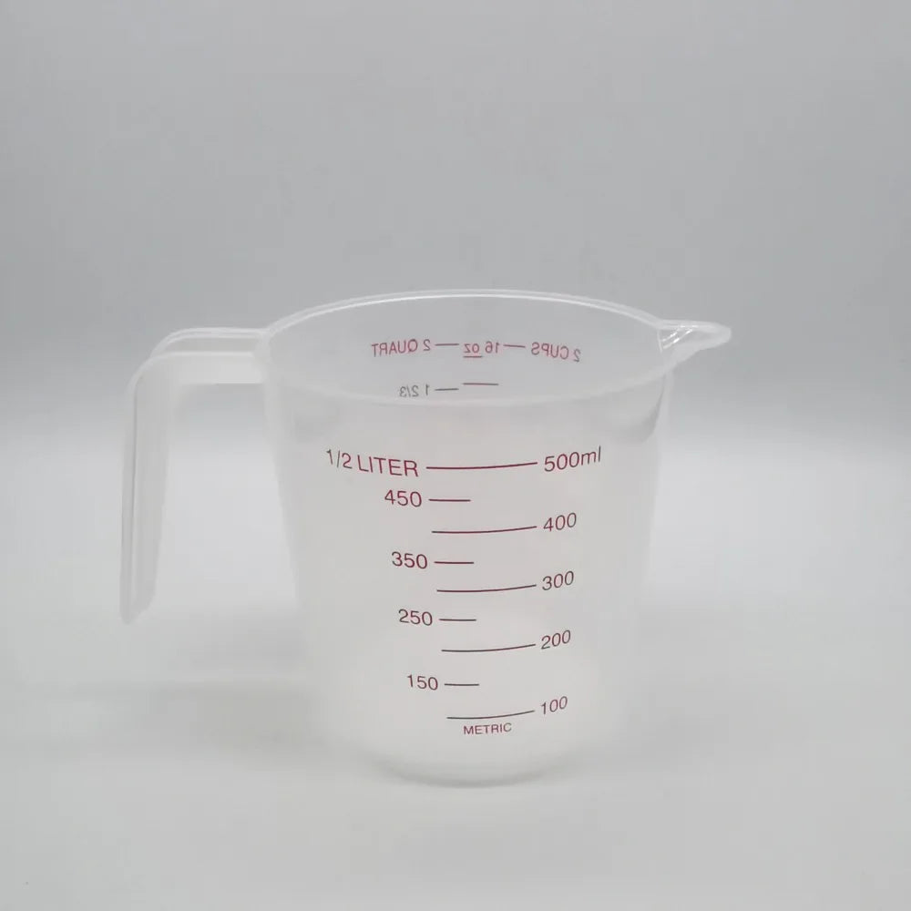 Cup Marking Clear Plastic Measuring Cup Spout Handles
