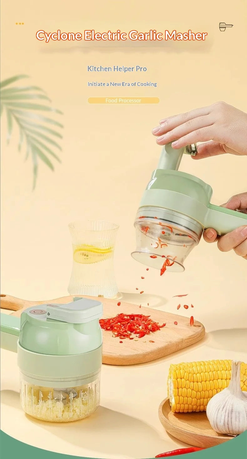 Wireless Electric Food Chopper Handheld Multi Function Food