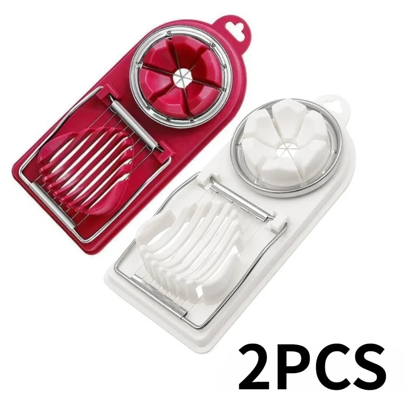 Egg Cutter Stainless Steel Egg Slicer Sectioner Cutter
