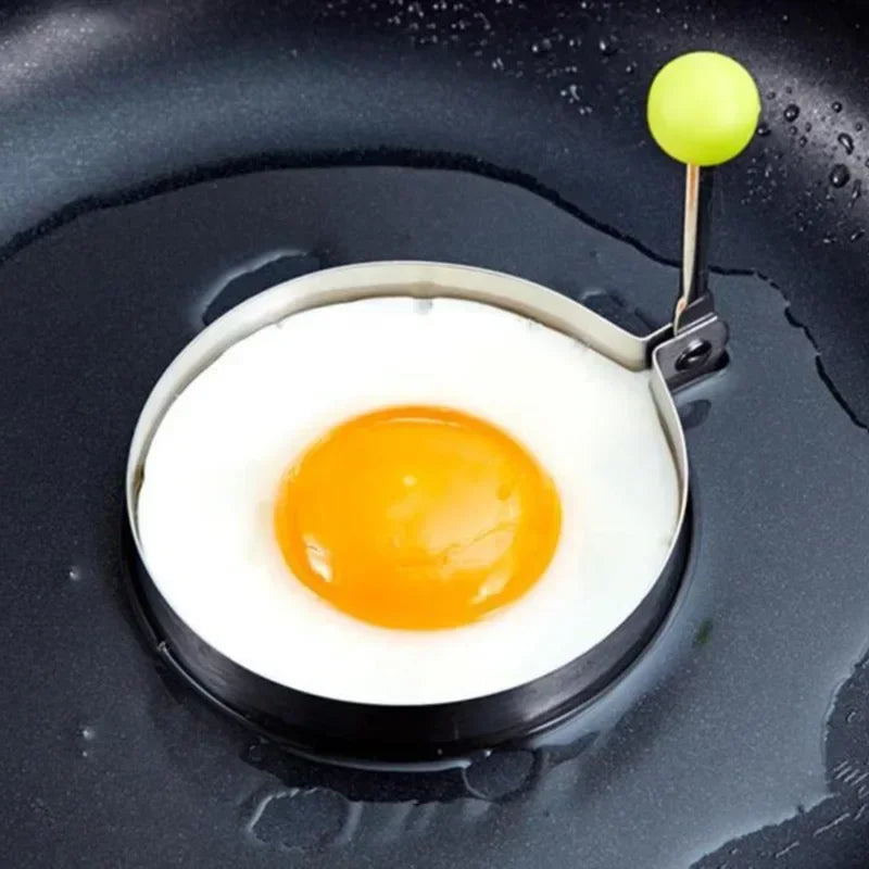 1-5pcs Stainless Steel Fried Egg Shaper Pancake Ring