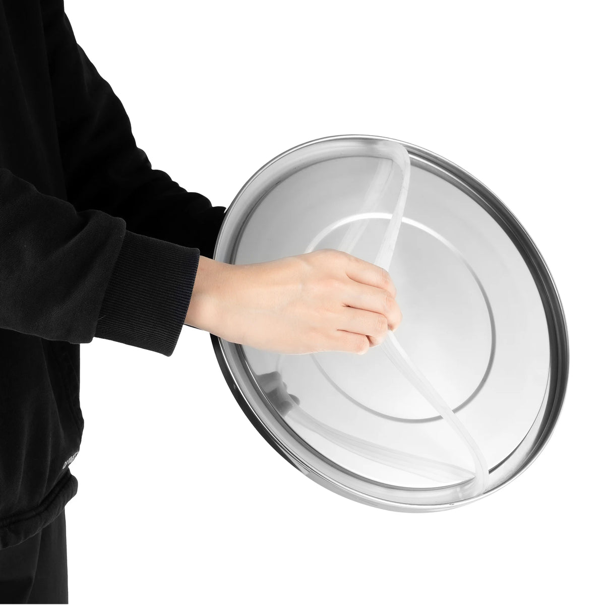 21/33l Stainless Steel Storage Bucket Lid & Handles