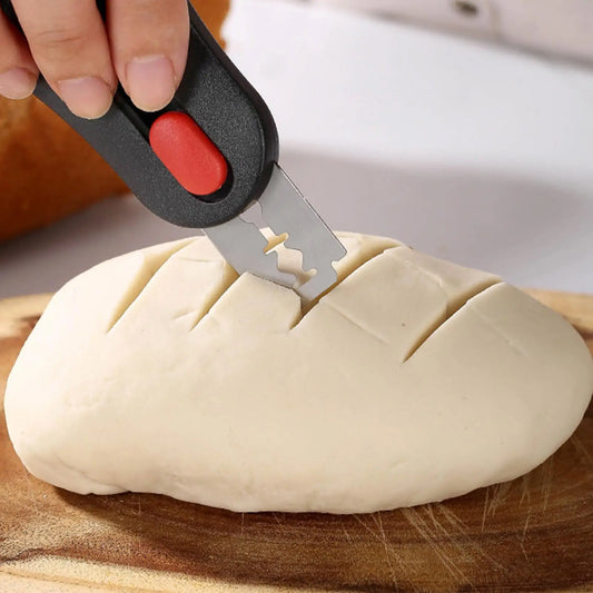 Bread Cutter Cake Danish Dough Engraving Knife Stainless