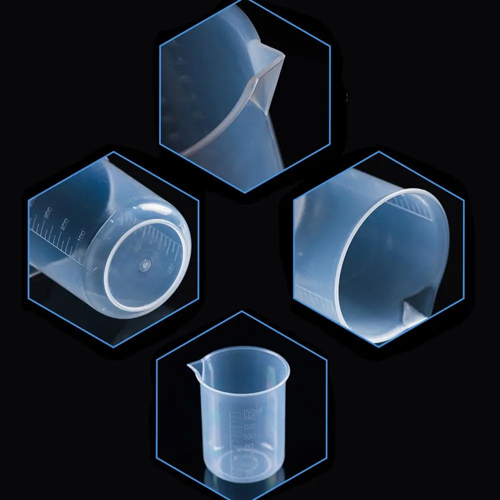 Transparent Plastic Measuring Cups Multi-Purpose Graduated Scale