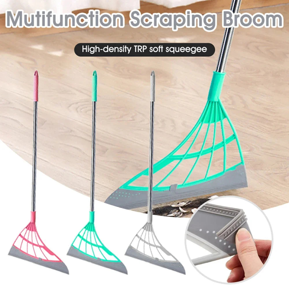 Silicone Scraper Broom Magic Wiper High Place Glass
