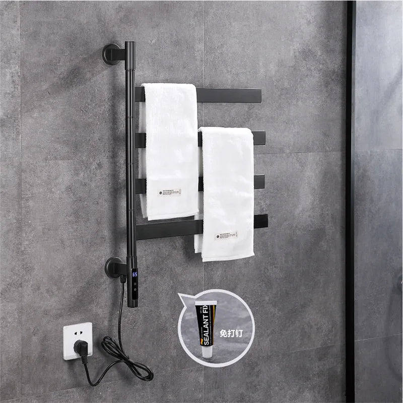 Electric Towel Holder Bathroom Heater Towel Rack Electric