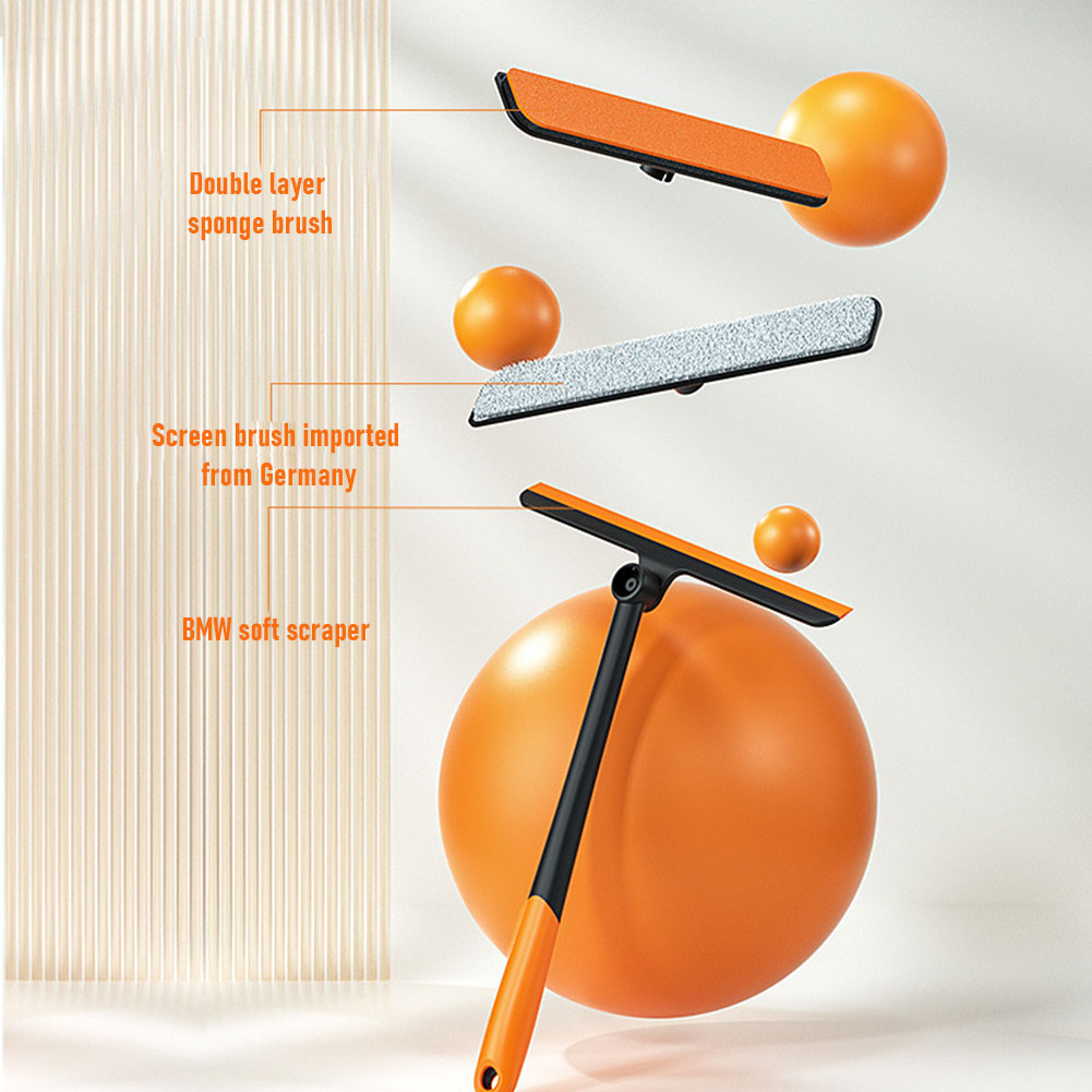 Shower Squeegee Glass Clean Scraper Washing Wiper Hanger