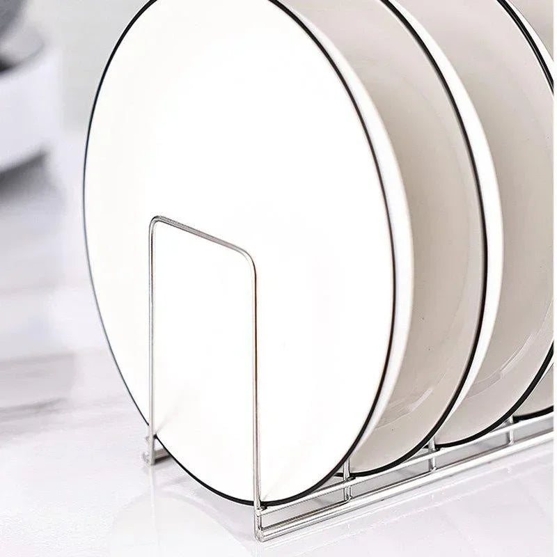 1pc Stainless Steel Dish Rack Dish Pan Plate
