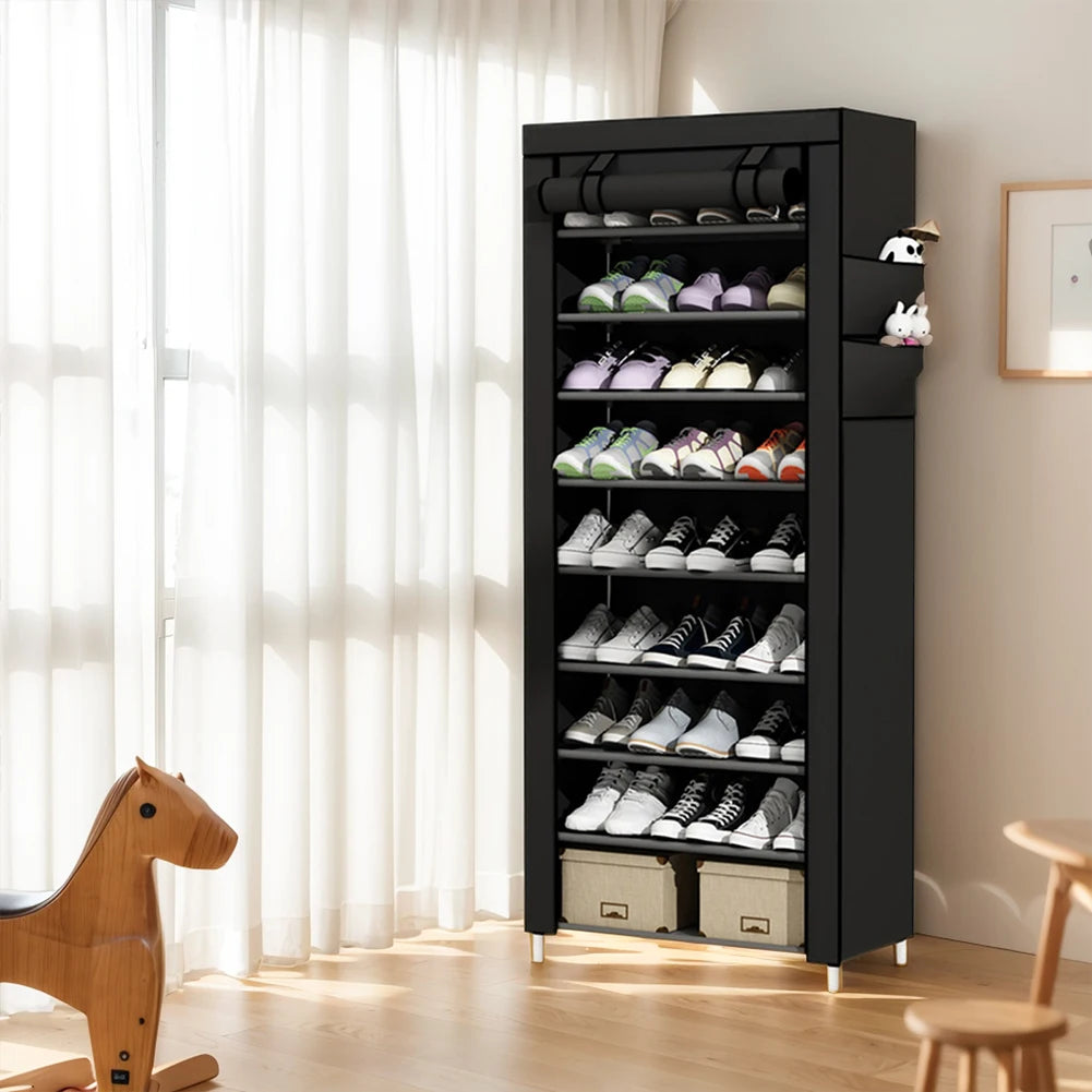 10 Layers Shoes Cabinet Cover Dustproof Shoes Storage