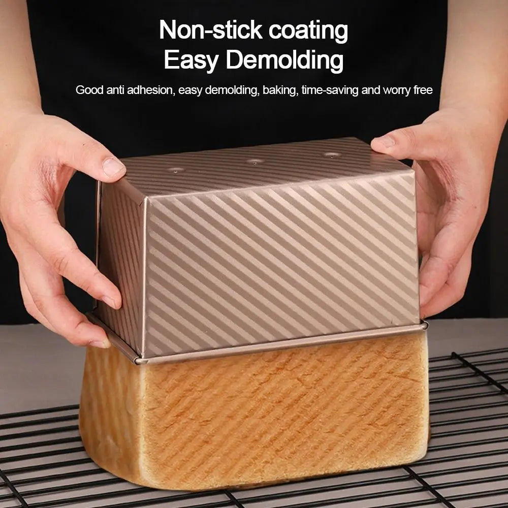 Carbon Steel Loaf Pan Rectangle Shape Cover Bread