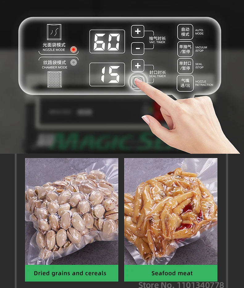 Magic Seal Ms4005 Commercial Vacuum Sealer Machine Automatic