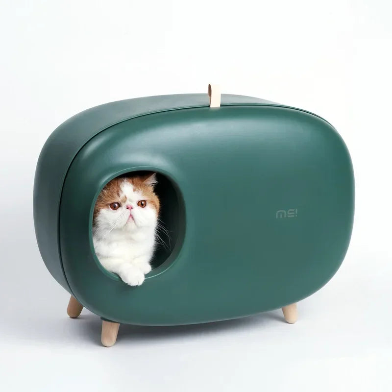 Makesure Cat Litter Box Fully Enclosed Cat Toilet