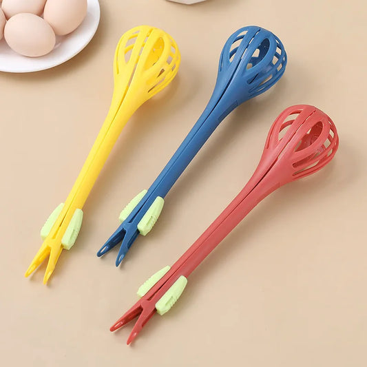 Egg Beater Whisk Milk Pasta Tongs Food Clips