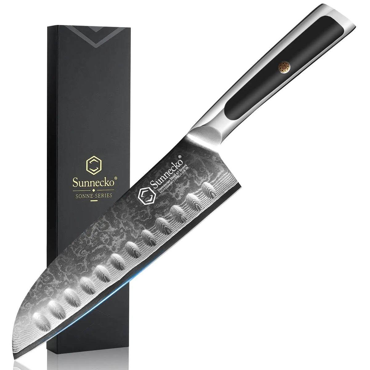 Sunnecko Damascus Steel Knives High Carbon Vg10 Core