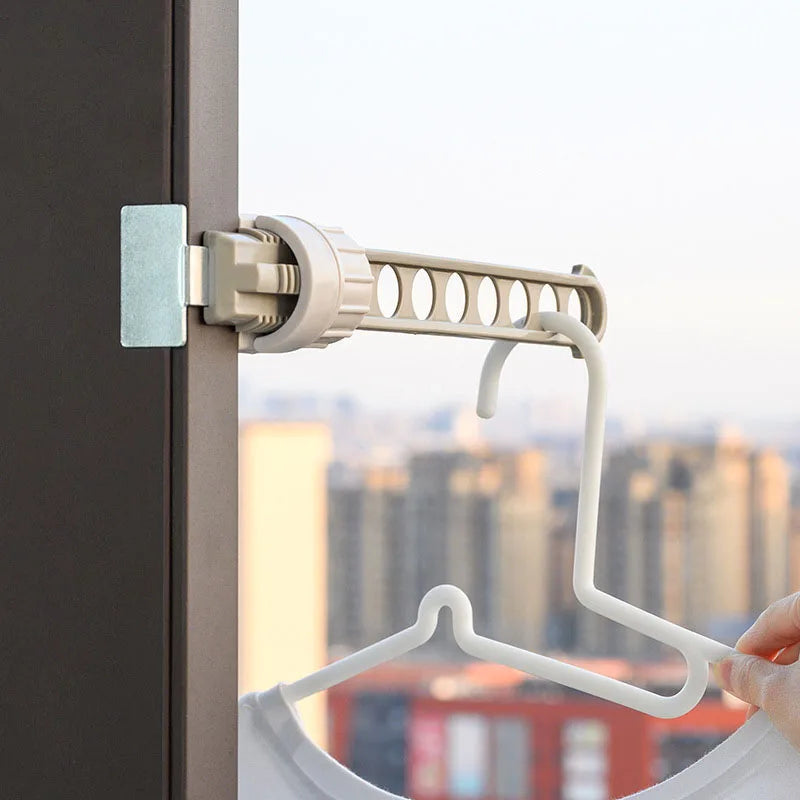 Window Frame Clothes Hanger Hanging Drying Rack Indoor