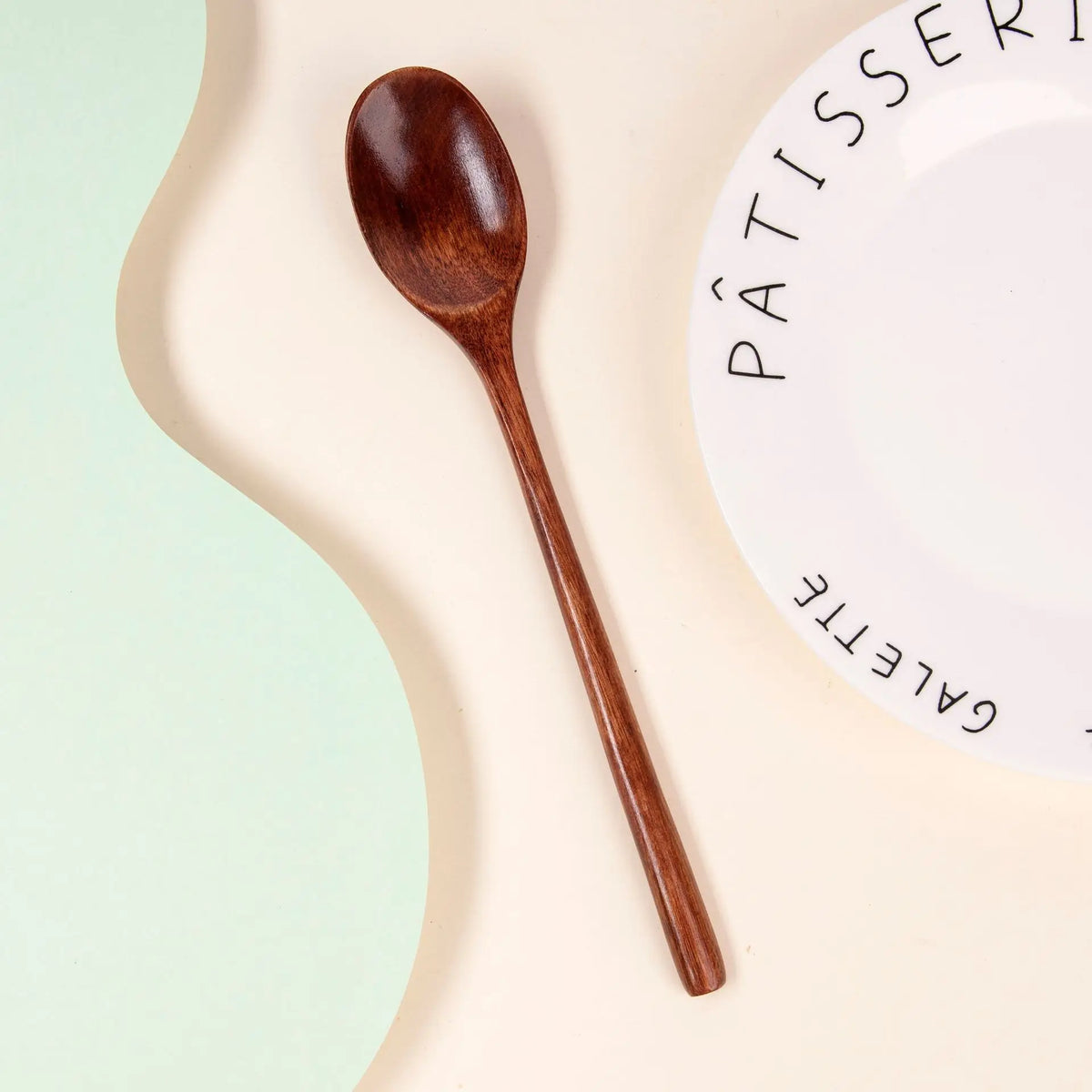 Wooden Spoon Catering Cooking Soup Tea Spoon Cooking