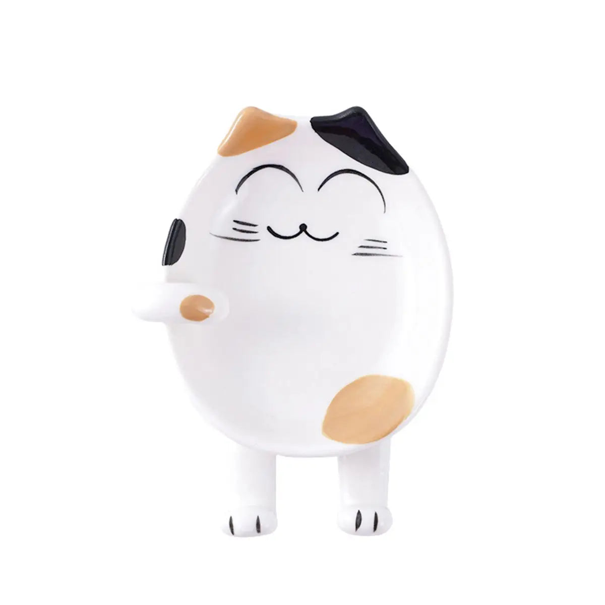 Cooking Cartoon Spoon Rest Cat Design Ceramic Spoon
