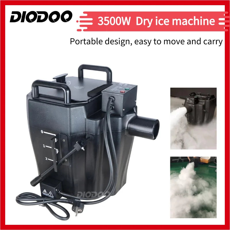 Professional 3500w Dry Ice Maker Stage/Bar 50kg/H High
