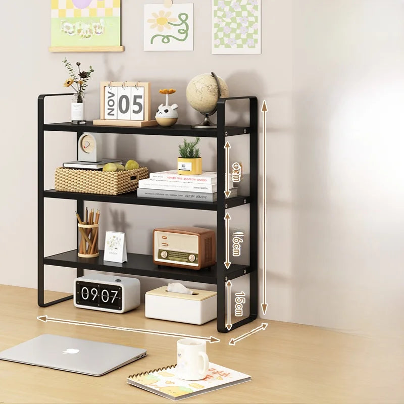 Multi-Layer Desk Organizer Rack Office Computer Table Storage