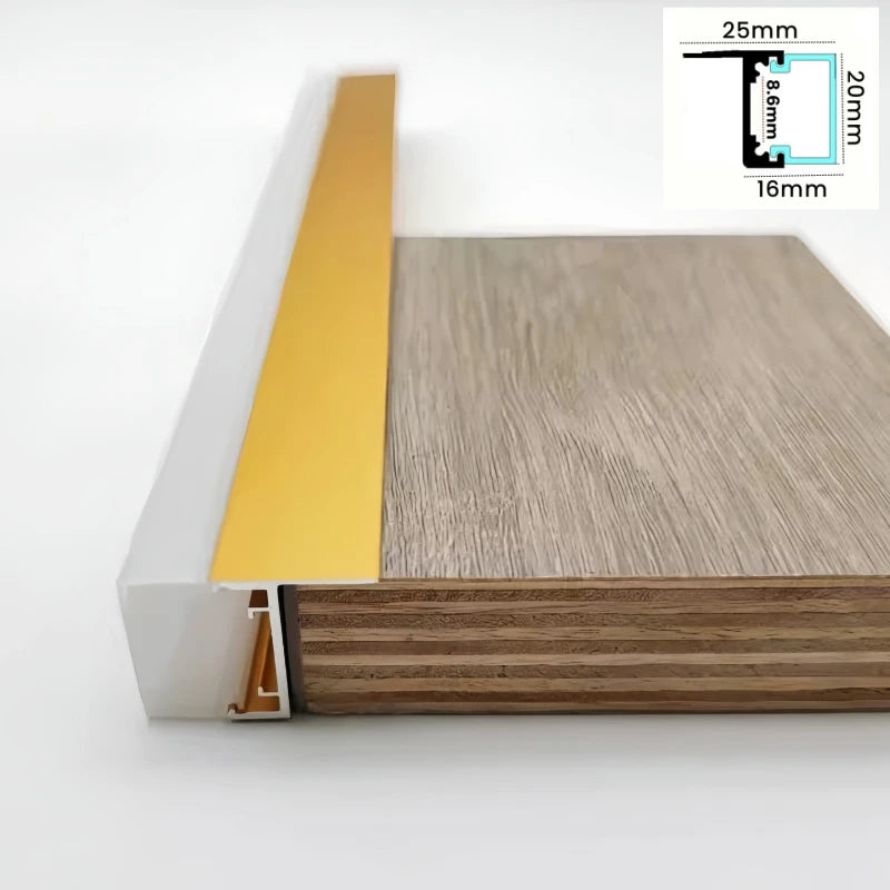 Recessed Splint Led Cabinet Shelf Lamp Aluminum Profile