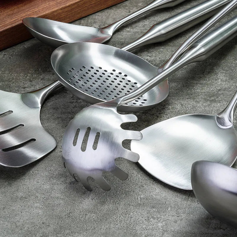 2-7pcs Stainless Steel Utensils All Metal Cooking -