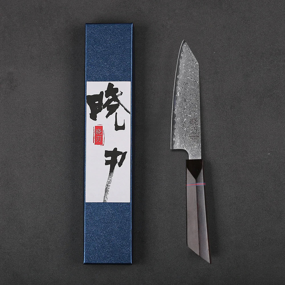 Utility Knife Damascus Professional Japanese Chef Knives Cut