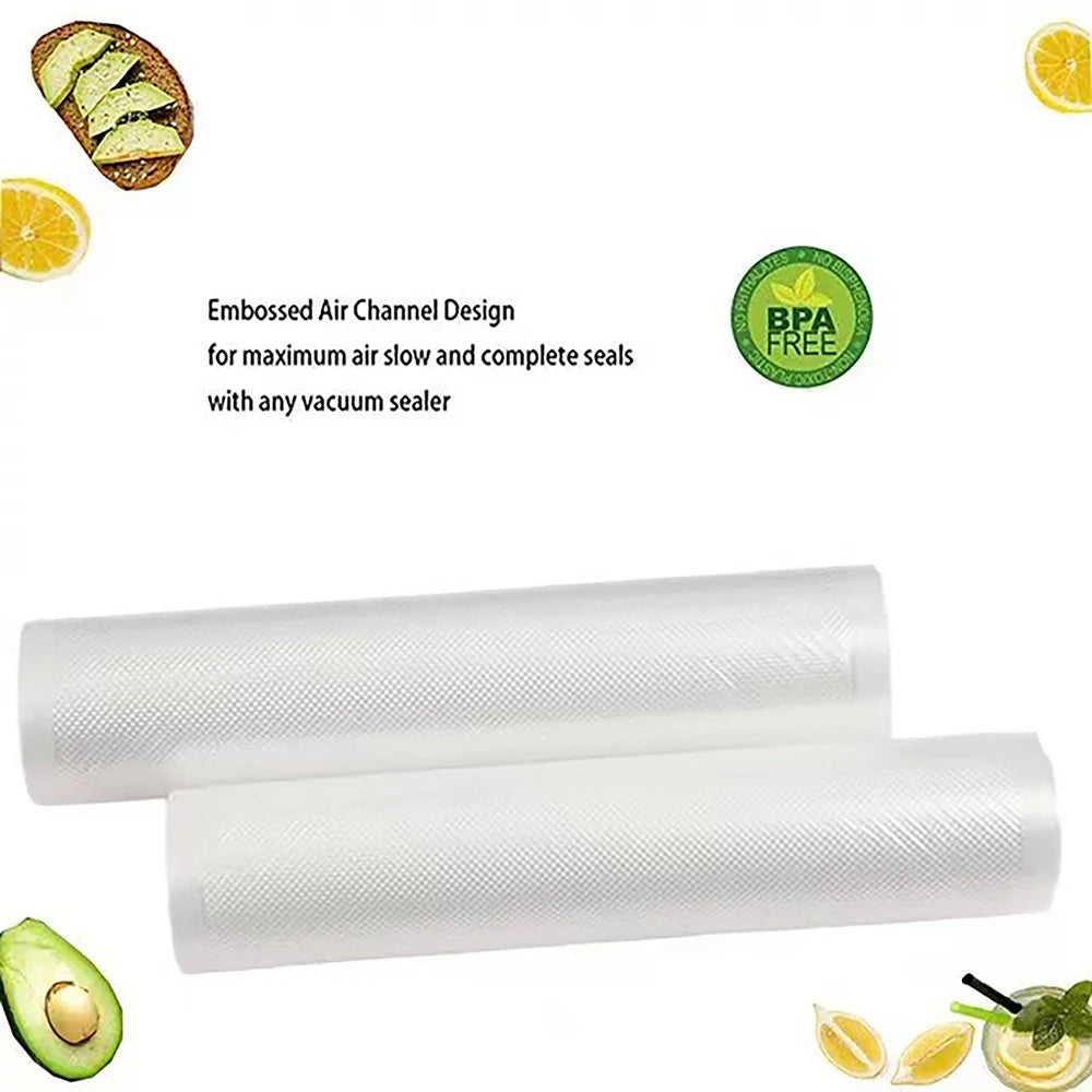 Rolls Vacuum Bags Food 500cm Per Roll Reusable