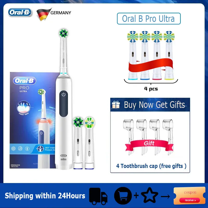 Oral Pro Ultra Electric Toothbrush 30s Smart Timer