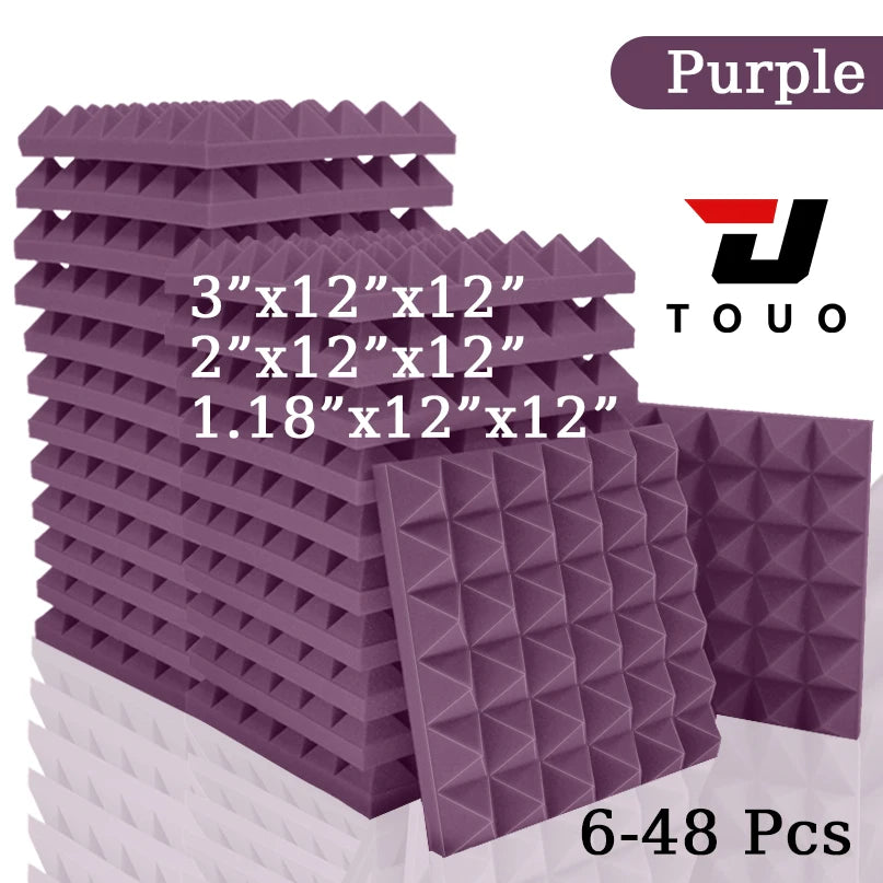 Touo Acoustic Foam 6-48 Sound Absorbing Sponge Pad