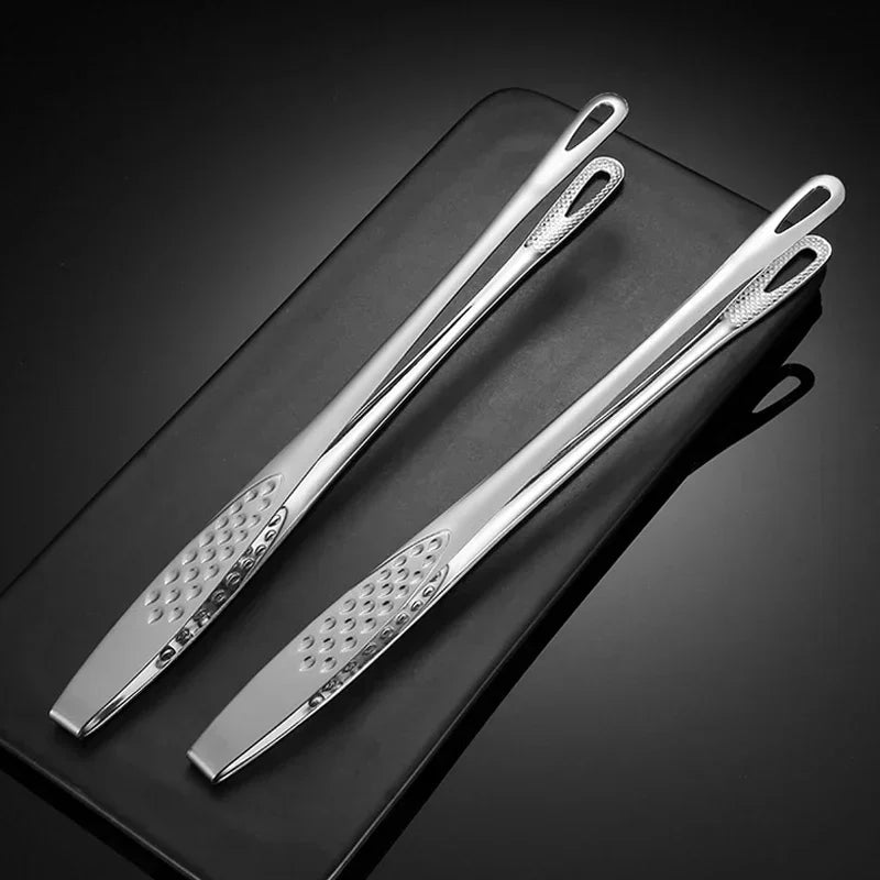 Tongs Stainless Steel Barbecue Tongs Clip Bbq Grill
