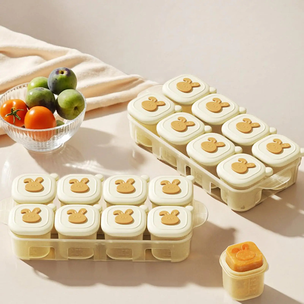 Baby Food Storage Containers Freezer Trays Food Storage