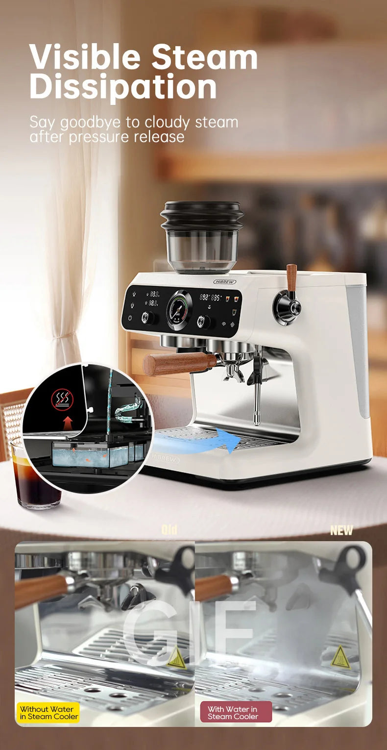 Hibrew Dual Ther Oblocks Barista Pro Espresso Machine