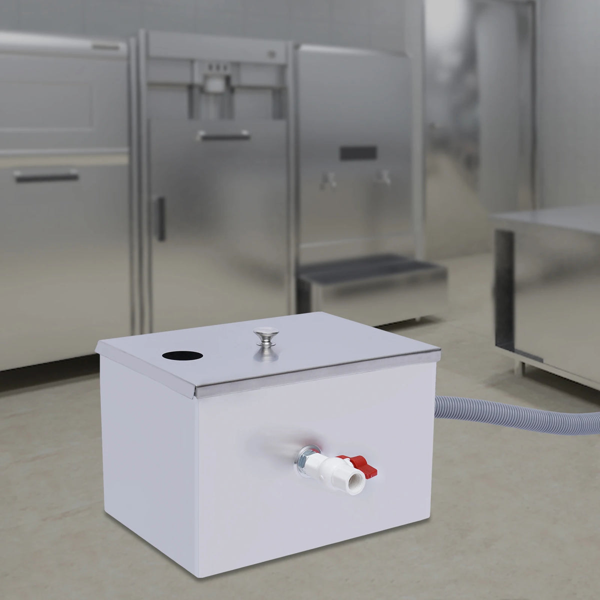 Silver Stainless Steel Grease Trap Interceptor Restaurant Baffles