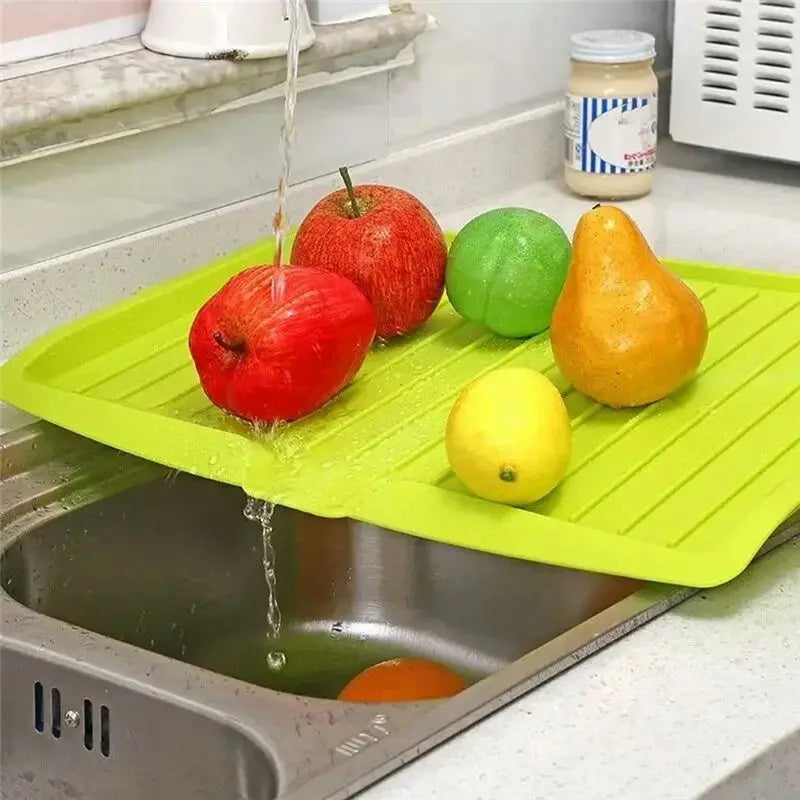 -Drain Rack Dish Drainer Tray Large Sink Drying