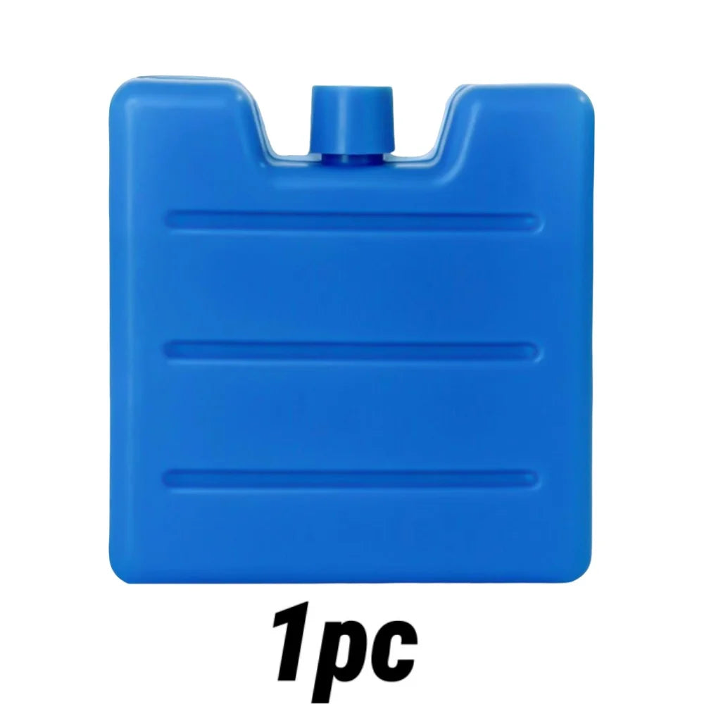1/8pc Reusable Gel Ice Blocks Cooler Bag Stackable