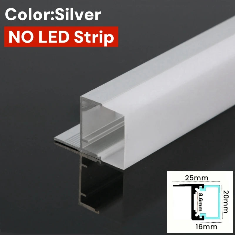 Recessed Splint Led Cabinet Shelf Lamp Aluminum Profile