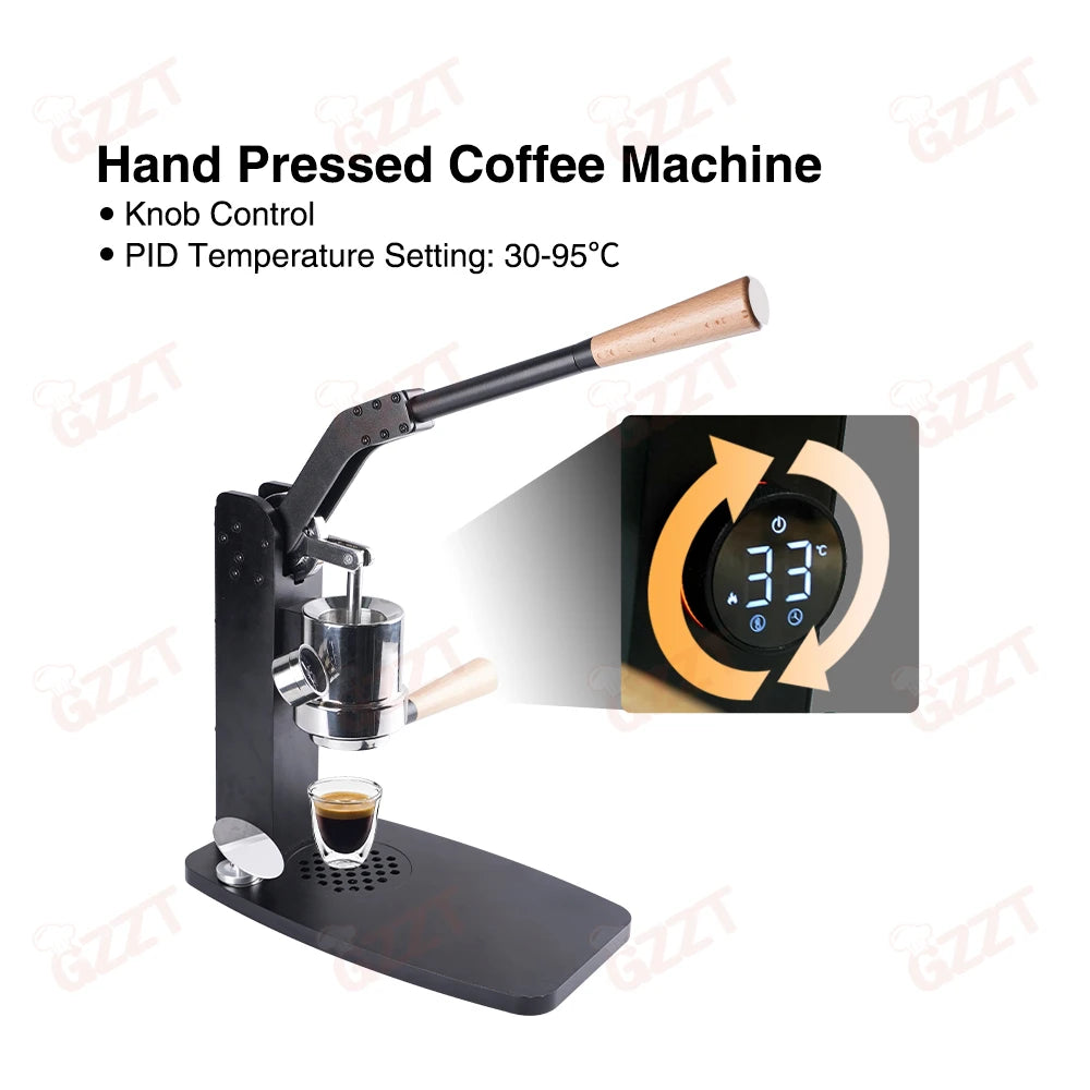 Gzzt Cmfl002 58mm Lever Espresso Machine Pid35-95 Adjustable