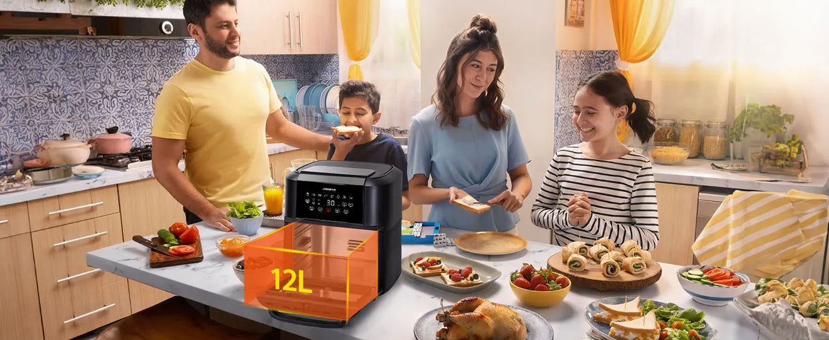 Aigostar Owen 12 Litre Air Fryer 1700w Led