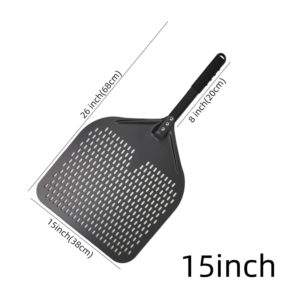 15 16 Inch Big Pizza Peel Perforated Shovel
