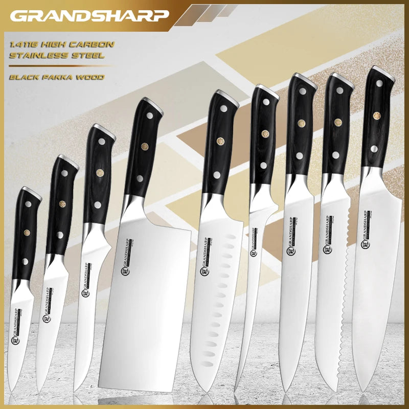 Grandsharp Knives Germany 4116 High Carbon Stainless Steel