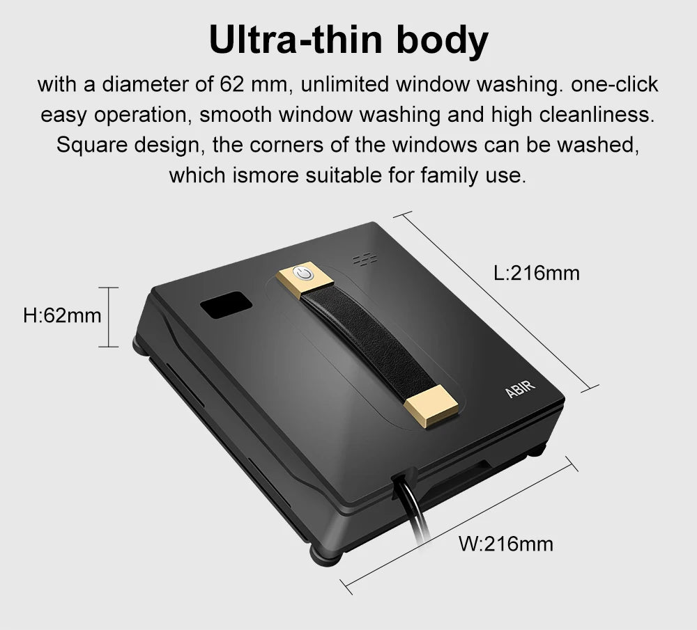 Robot Window Cleaner Abir Wd8 Dual Water Spray