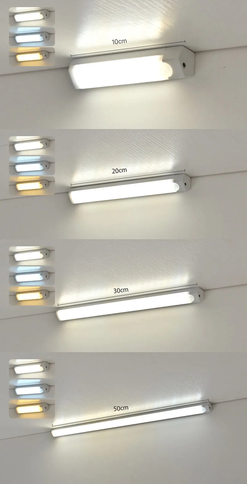 90 Led Light Strip Usb Rechargeable Lights Magnetic